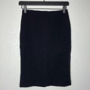 White House Black Market Black Pencil Skirt Size 00P